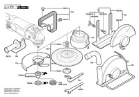 Bosch 0 601 756 903 Gws 25-230 J Angle Grinder 230 V / Eu Spare Parts